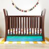 Contemporary Brown 3-in-1 Convertible Crib - Elise