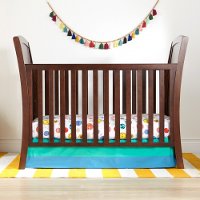 Contemporary Brown 3-in-1 Convertible Crib - Elise