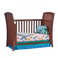 Contemporary Brown 3-in-1 Convertible Crib - Elise-4