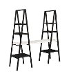 Black Triangle Bookcase and Desk - Eli-2