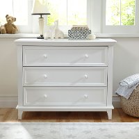 Classic White 3-Drawer Dresser - Elise
