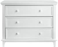 Classic White 3-Drawer Dresser - Elise-2