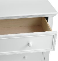 Classic White 3-Drawer Dresser - Elise-3