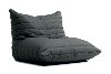 Casual Dark Gray Bean Bag Lounge Chair - Noush-3