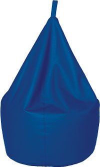 Casual Contemporary Blue Bean Bag Chair - Sipi