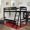 Black Twin-over-Twin Bunk Bed - Taylor-1