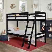 Black Twin-over-Twin Bunk Bed - Taylor