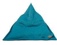 Contemporary Blue and Black Bean Bag Chair - Nota-2