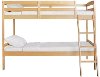 Natural Twin-over-Twin Bunk Bed - Taylor