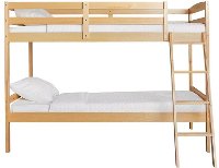 Natural Twin-over-Twin Bunk Bed - Taylor
