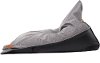 Clearance Contemporary Gray and Black Bean Bag Chair - Nota