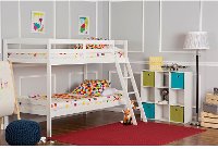 White Twin-over-Twin Bunk Bed - Taylor