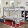 Gray Mini Twin-Over-Twin Bunk Bed - Logan
