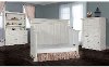 815-AM Antique Gray 5-in-1 Convertible Crib - Napoli-1