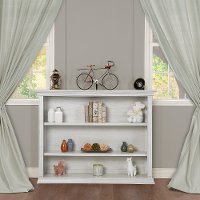 818-AM Antique Gray Hutch - Napoli