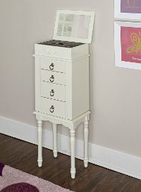 Vanilla Jewelry Armoire - Torri