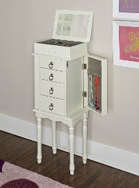 Vanilla Jewelry Armoire - Torri-2