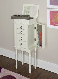 Vanilla Jewelry Armoire - Torri-3