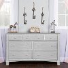 827-AM Antique Gray Double Dresser - Cheyenne