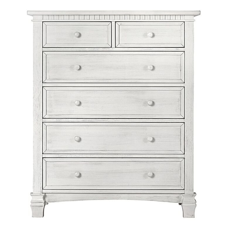 828-AM Antique Gray 6-Drawer Chest - Cheyenne-1