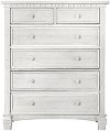 828-AM Antique Gray 6-Drawer Chest - Cheyenne