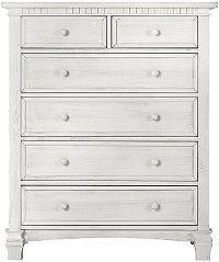828-AM Antique Gray 6-Drawer Chest - Cheyenne