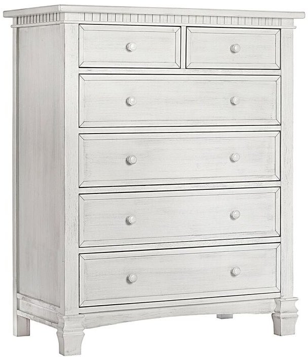 828-AM Antique Gray 6-Drawer Chest - Cheyenne-2