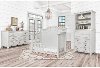 860-AM Antique Gray 5-in-1 Curved Top Convertible Crib - Madison-2