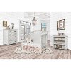 860-AM Antique Gray 5-in-1 Curved Top Convertible Crib - Madison-3