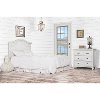 860-AM Antique Gray 5-in-1 Curved Top Convertible Crib - Madison-5