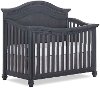 Weathered Gray 5-in-1 Curved Top Convertible Crib - Madison