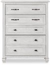 863-AM Antique Gray 5-Drawer Chest - Madison