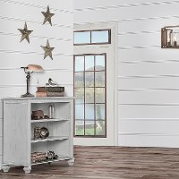 868-AM Classic Antique Gray Mini Bookcase - Madison