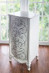 Warm Vanilla Jewelry Armoire - Clara