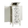 Warm Vanilla Jewelry Armoire - Clara-5
