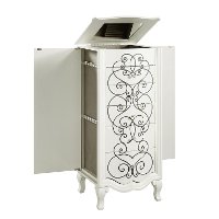 Warm Vanilla Jewelry Armoire - Clara-5