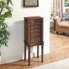 Walnut Jewelry Armoire - Grace
