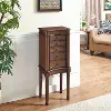 Walnut Jewelry Armoire - Grace