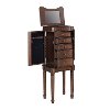 Walnut Jewelry Armoire - Grace-4