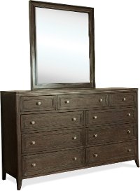 Modern Carbon Gray Dresser - Joelle-2