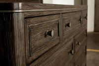 Modern Carbon Gray Dresser - Joelle-4