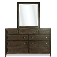 Modern Carbon Gray Mirror - Joelle-3