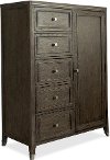 Modern Carbon Gray Gentlemen's Chest - Joelle
