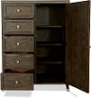 Modern Carbon Gray Gentlemen's Chest - Joelle-3