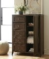 Modern Carbon Gray Gentlemen's Chest - Joelle-4