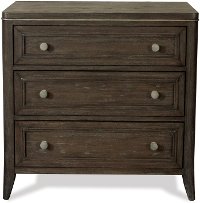 Modern Carbon Gray Nightstand - Joelle
