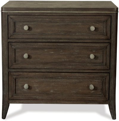 Modern Carbon Gray Nightstand - Joelle