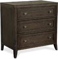Modern Carbon Gray Nightstand - Joelle-2