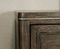 Modern Carbon Gray Nightstand - Joelle-4