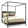 Modern Carbon Gray King Canopy Bed - Joelle-2